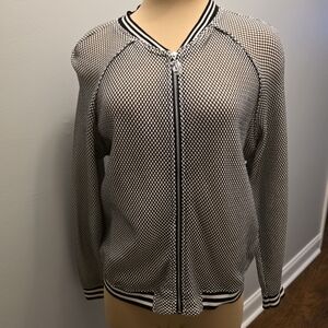 Juicy Couture Mesh Baseball Bomber Jacket